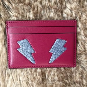 COACH GLITTER LIGHTING CARD CASE